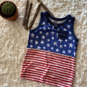 Cat & Jack American Flag tank